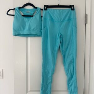 Women's Blue Activewear Set
